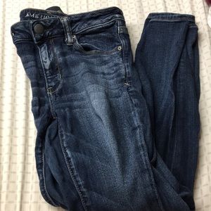 American Eagle super super stretch skinny jeans